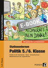 Buchcover Stationenlernen Politik 5./6. Klasse