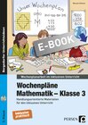 Buchcover Wochenpläne Mathematik - Klasse 3