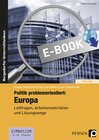 Buchcover Politik problemorientiert: Europa