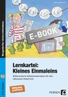 Buchcover Lernkartei: Kleines Einmaleins