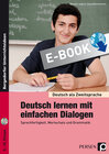 Buchcover Deutsch lernen mit einfachen Dialogen