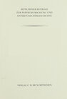 Buchcover Der heutige Stand der römischen Rechtswissenschaft