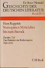 Buchcover Geschichte der deutschen Literatur Bd. 4/2: Das Zeitalter der Reformation (1520-1570)