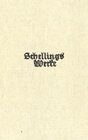 Buchcover Schelling Werke 3. Hauptband: Schriften zur Identitätsphilosophie (1801-1806)