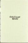 Buchcover Schelling Werke 3. Ergänzungsband: Zur Philosophie der Kunst (1803-1817)