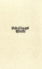 Buchcover Schelling Werke Nachlaßband: Die Weltalter. Fragmente