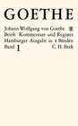 Buchcover Goethes Briefe und Briefe an Goethe Bd. 1: Briefe der Jahre 1764-1786