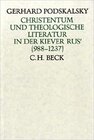 Buchcover Christentum und theologische Literatur