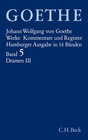 Buchcover Goethes Werke Bd. 5: Dramatische Dichtungen III