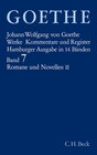 Buchcover Goethes Werke Bd. 7: Romane und Novellen II