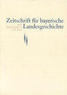Buchcover Zeitschrift für bayerische Landesgeschichte Band 71 Heft 1/2008
