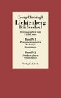 Buchcover Lichtenberg Briefwechsel Bd. 5: Register