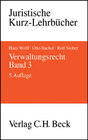 Buchcover Verwaltungsrecht  Bd. 3
