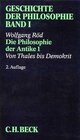 Buchcover Geschichte der Philosophie  Bd. 1: Die Philosophie der Antike 1: Von Thales bis Demokrit