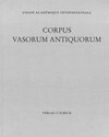 Buchcover Corpus Vasorum Antiquorum Deutschland / Corpus Vasorum Antiquorum Bd. 58: Göttingen Band 1