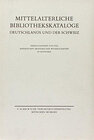 Buchcover Mittelalterliche Bibliothekskataloge Ergänzungsband I: Handschriftenerbe des deutschen Mittelalters Teile 1 und 2: Aache