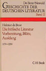 Buchcover Geschichte der deutschen Literatur Bd. 2: Die höfische Literatur