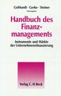 Buchcover Handbuch des Finanzmanagements