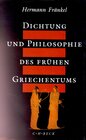 Buchcover Dichtung und Philosophie des frühen Griechentums