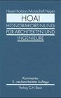 Buchcover Honorarordnung für Architekten und Ingenieure (HOAI)