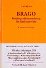 Buchcover Bundesgebührenordnung für Rechtsanwälte (BRAGO)