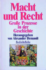 Buchcover Macht und Recht