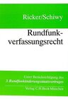 Buchcover Rundfunkverfassungsrecht