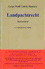 Buchcover Landpachtrecht