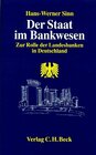 Buchcover Der Staat im Bankwesen