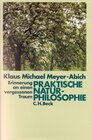 Buchcover Praktische Naturphilosophie