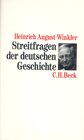 Buchcover Streitfragen der deutschen Geschichte