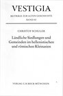 Buchcover Ländliche Siedlungen und Gemeinden im hellenistischen und römischen Kleinasien