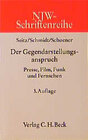 Buchcover Der Gegendarstellungsanspruch