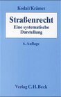 Buchcover Strassenrecht