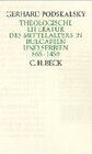 Buchcover Theologische Literatur des Mittelalters