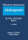 Buchcover Münchener Kommentar zum Aktiengesetz Gesamtwerk / Münchener Kommentar zum Aktiengesetz  Bd. 9/1: §§ 327a -327f AktG, WpÜ