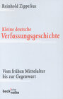 Buchcover Kleine deutsche Verfassungsgeschichte