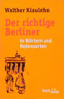 Buchcover Der richtige Berliner