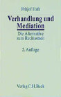 Buchcover Verhandlung und Mediation