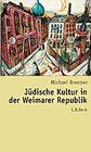Buchcover Jüdische Kultur in der Weimarer Republik