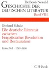 Buchcover Geschichte der deutschen Literatur Bd. 7/1: Das Zeitalter der Französischen Revolution (1789-1806)
