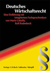 Buchcover Deutsches Wirtschaftsrecht