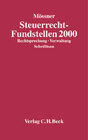 Buchcover Steuerrecht-Fundstellen