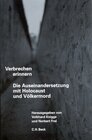 Buchcover Verbrechen erinnern