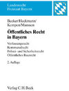 Buchcover Öffentliches Recht in Bayern