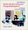 Buchcover 'Nieder mit den schwarzen Paragrafenhengsten!'