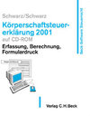 Buchcover Körperschaftsteuererklärung 2001 auf CD-ROM