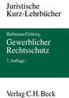 Buchcover Gewerblicher Rechtsschutz