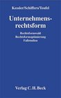 Buchcover Rechtsformwahl, Rechtsformoptimierung