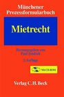 Buchcover Münchener Prozessformularbuch Gesamtwerk / Münchener Prozessformularbuch  Bd. 1: Mietrecht